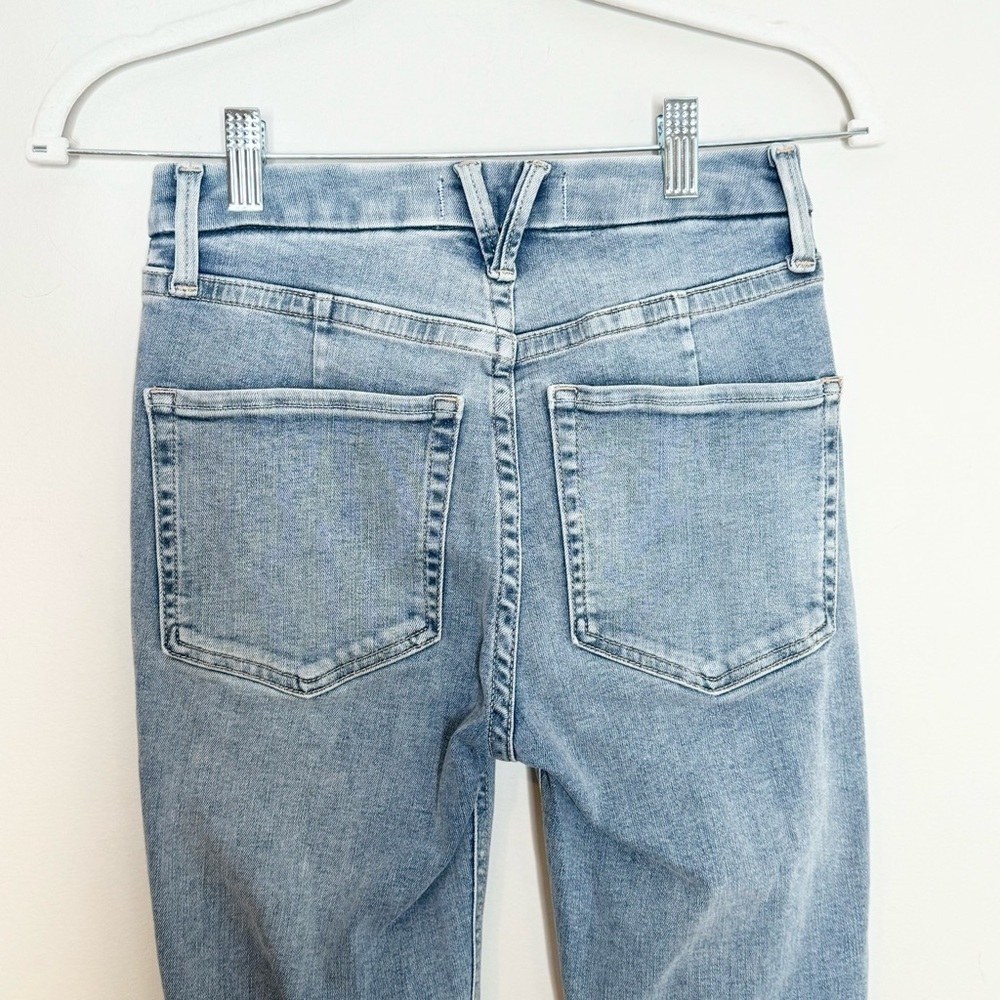 FREE PEOPLE Highrise Light Wash Skinny Jean Size 25 - Picture 5 of 5